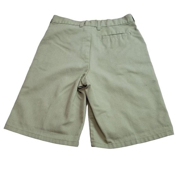 Dickies khaki uniform flat front shorts 14 - Picture 4 of 6